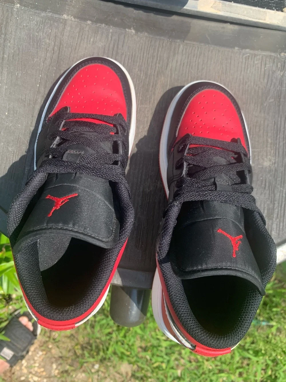 Nike Air Jordan 1 Low ‘Alternate Bred Toe’ Nike 553560-066 Size 4Y